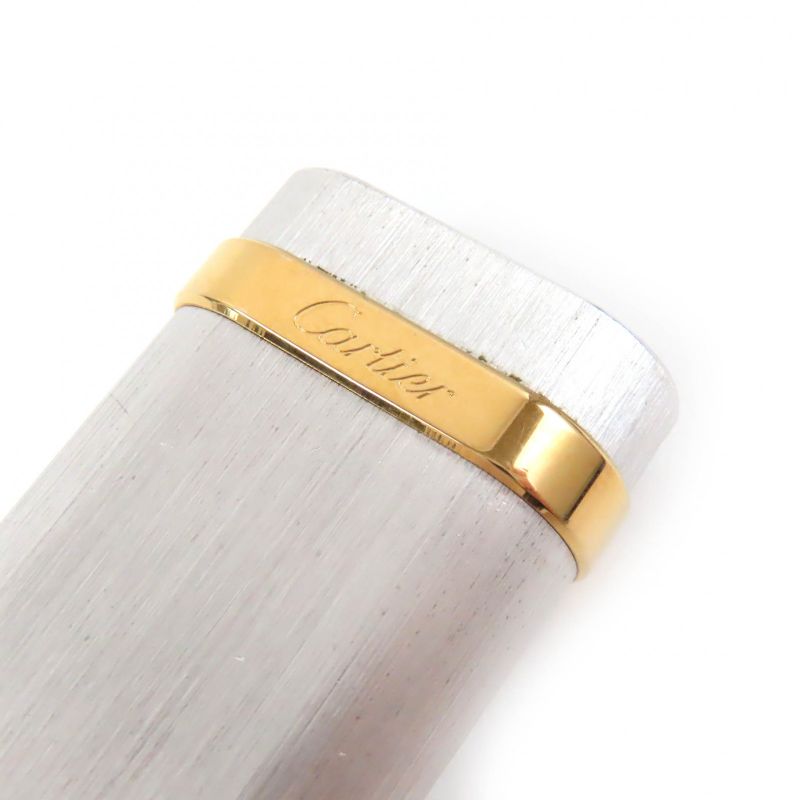 Cartier Hairline New Shape Oval Short Logo Engraved Roller Type