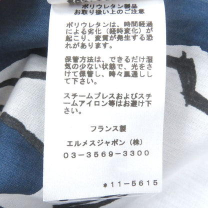 Hermes 2021 Horse All Over Light Hand Blouson Jacket Blue Gray 43 With Box Made