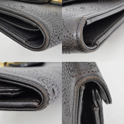Louis Vuitton Long Wallet Portefeuille - Amelia Chocolat Gold Hardware