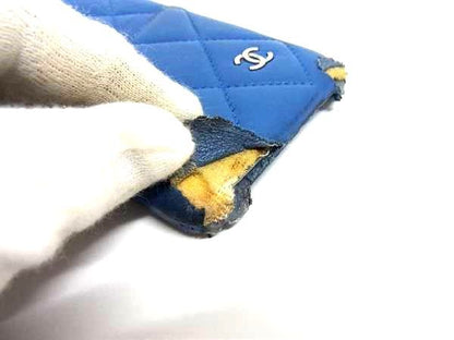 Chanel Coco Marc Matelasse Caviar Skin Iphone 11 Pro Phone Case For Women Blue