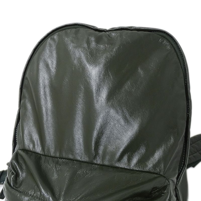 Bottega Veneta Bag Men's Brand Backpack Lambskin Dark Green Large Capacity