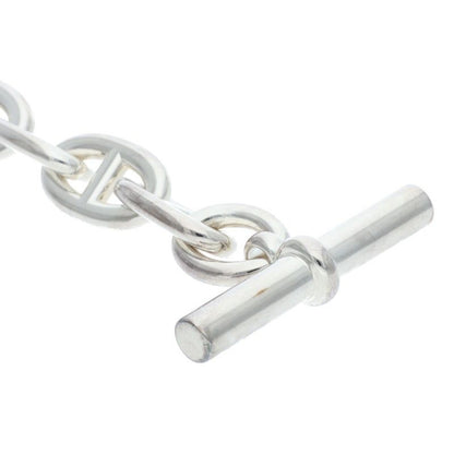 Hermes Chaine D'ancre TGM Chaine D'ancre TGM Silver Bracelet Men's 11link
