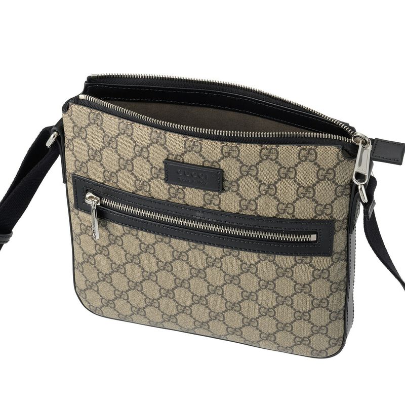 Gucci Shoulder Bag GG Supreme Beige/black