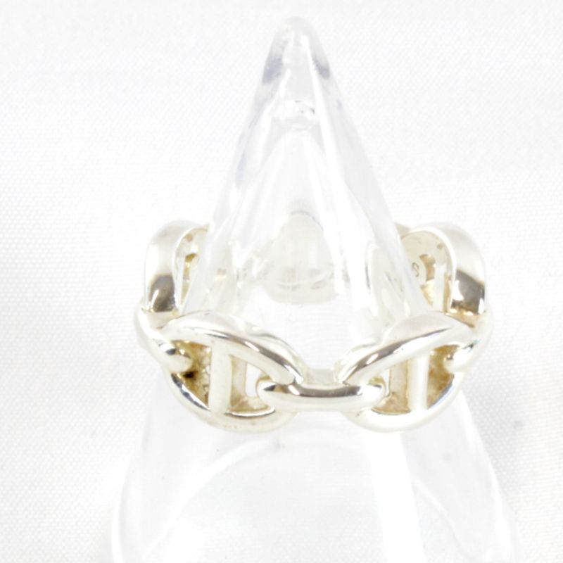 925 Silver Hermes Chaine D'ancre Ancienne Ring #51 Ring Size 11