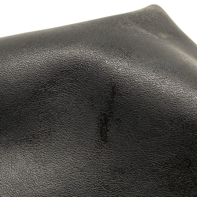 Saint Laurent Paris Tote Bag 410666 Black Fringe Leather