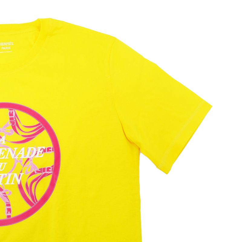 Hermes Shirt Dress - Promenade Yellow - Size 34 Cotton Short Sleeve