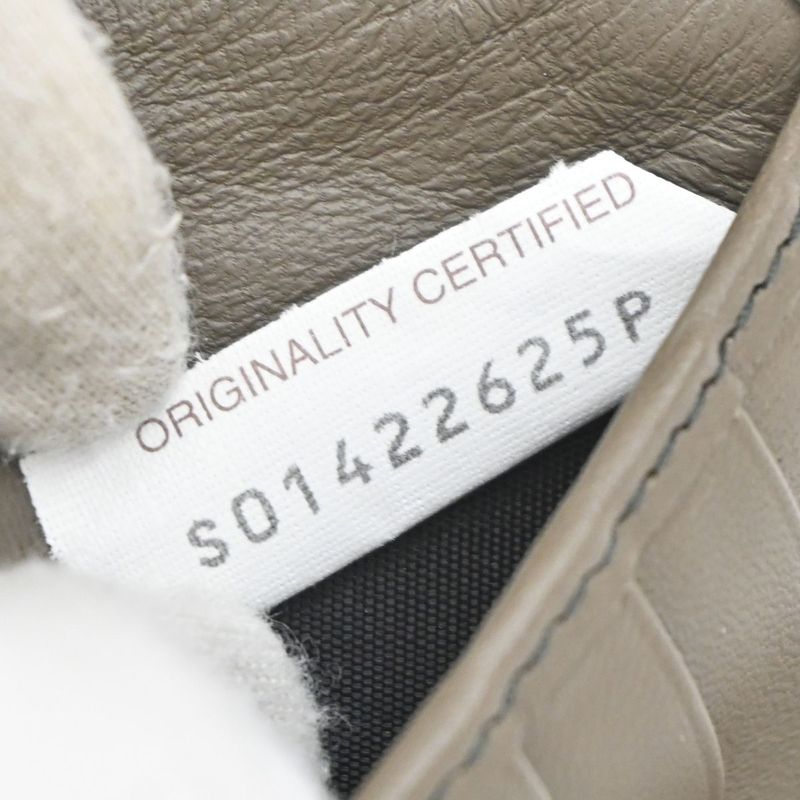 Bottega Veneta Billfold Wallet Gray Blue 60kb004