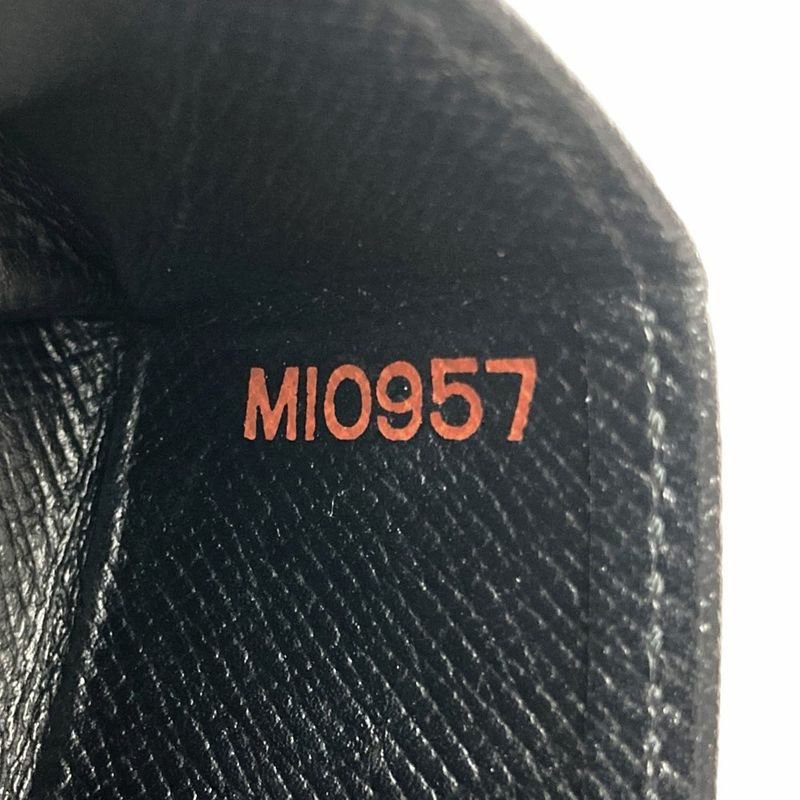 Louis Vuitton Epi Porte Monet Boite Coin Case Wallet Noir Black Ladies Men