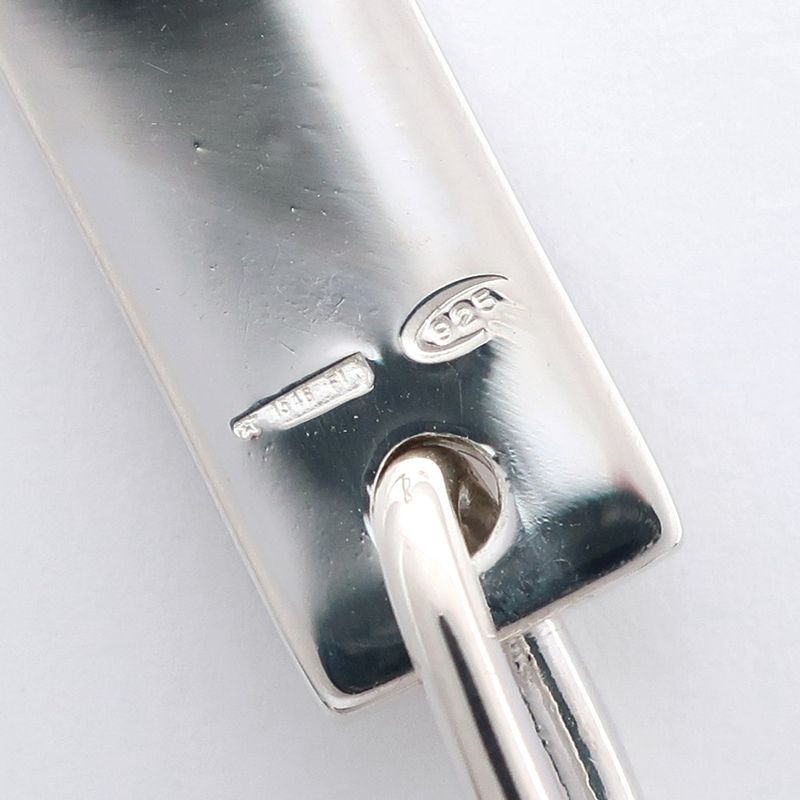 Gucci Logo Plated Silver 925 Unisex 19.8g Bracelet