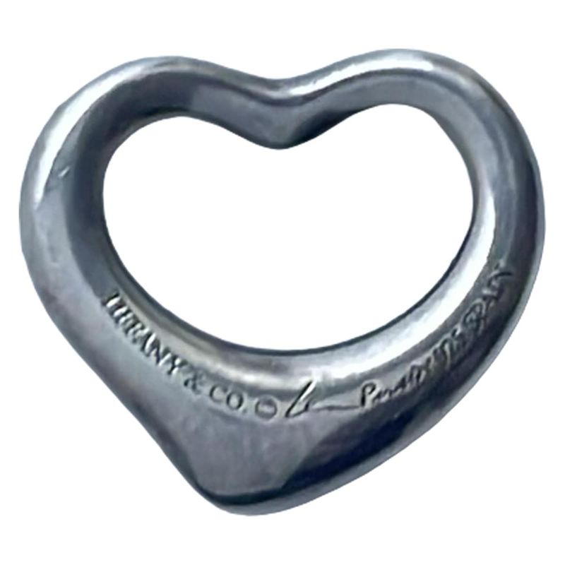 Tiffany & Co Pendant Top Open Heart Silver