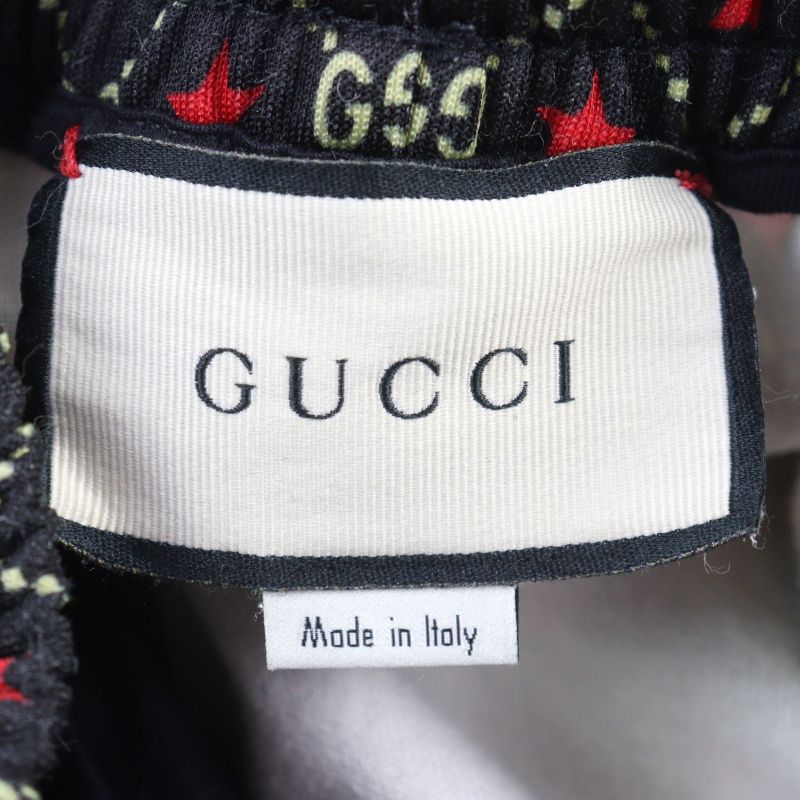 Gucci 575736 GG Star Sherry Line Shorts With Drawstring Rings Multicolor S Made