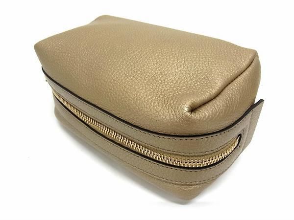 Gucci Interlocking G Soho Leather Makeup Pouch Small Pouch Multi