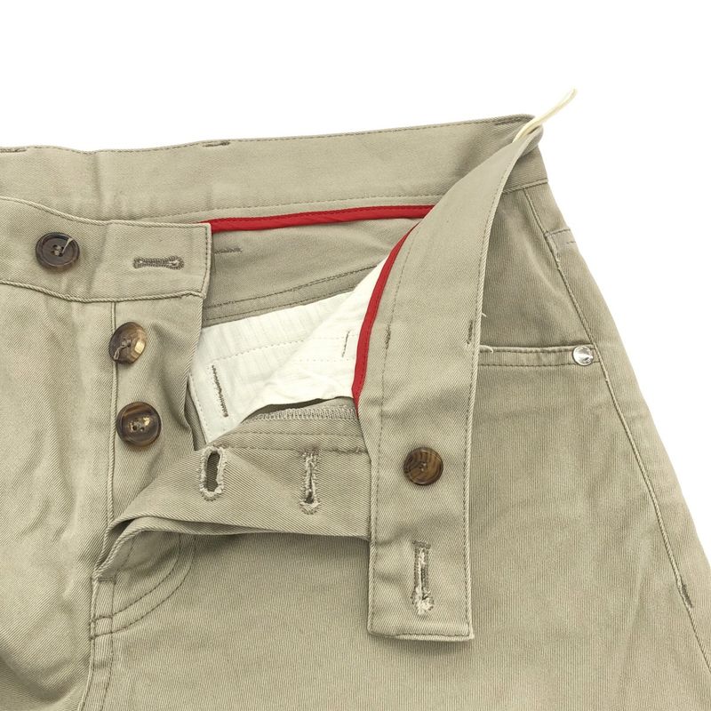 Prada 2006 Cotton Chino Pants Spc67h Beige 46