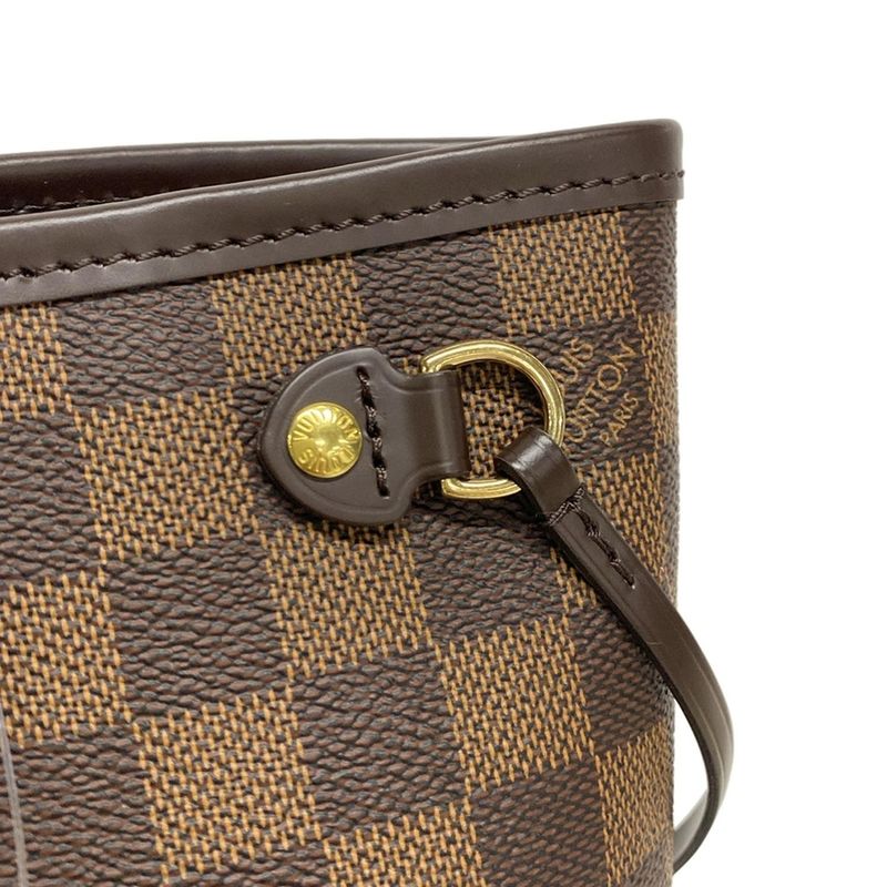 Louis Vuitton Damier Neverfull PM N41359 Ebène Tote Bag