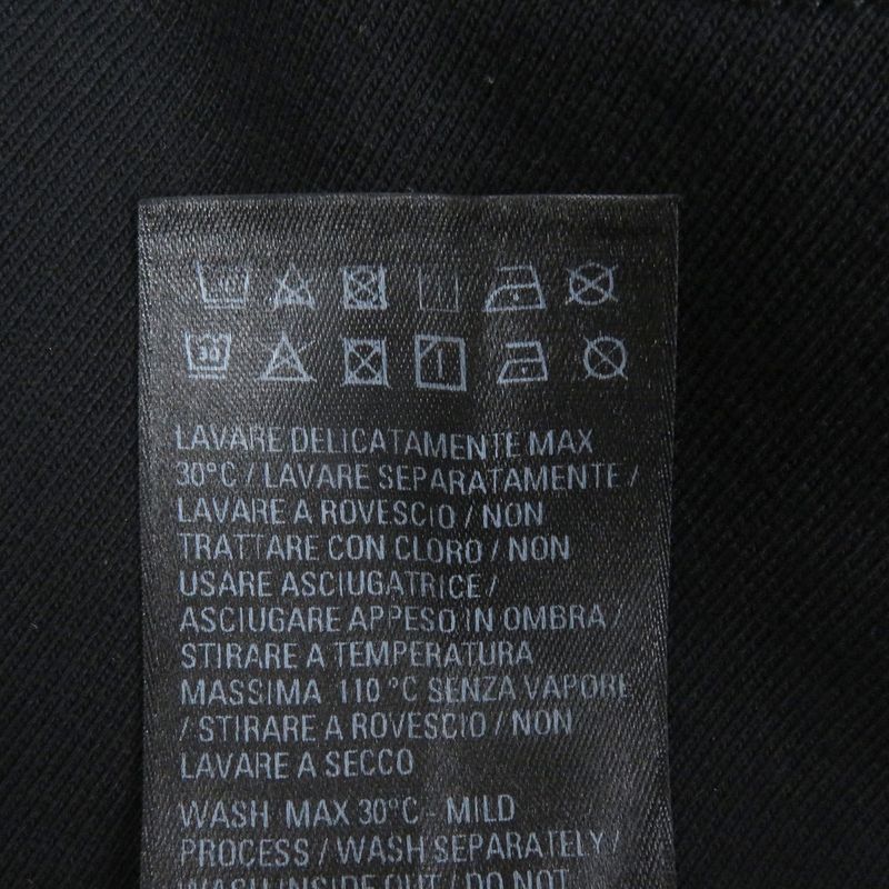 Balenciaga 22AW 697869 Back Logo Embroidery Oversized Sweatshirt Black XXS