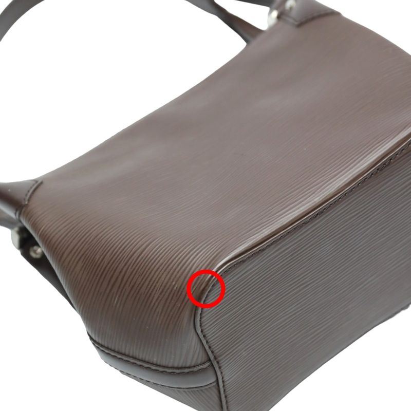Louis Vuitton M5893d Epi Mocca Mandara PM Tote Bag Louis Vuitton Brown