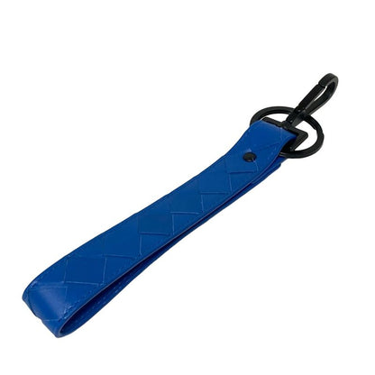 Bottega Veneta Key Holder (charm ) - Blue Leather