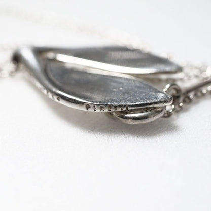 Tiffany & Co Tiffany & Co Vintage Necklace Whaletail Leaf Star Ring Silver