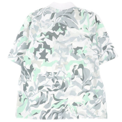 Hermes 23SS 100% Cotton All-over Pattern Shell Button Short-sleeved Polo Shirt
