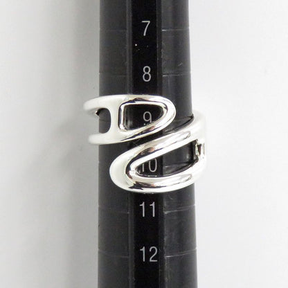 Hermes Ring Chaine D'ancre Punk H117620b #49 Approx 9 Ag925 SV Silver