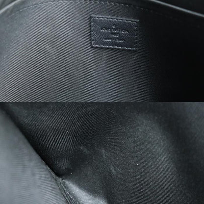 Louis Vuitton Pochette To Go Clutch Bag Monogram Shadow Black M81570 IC Chip