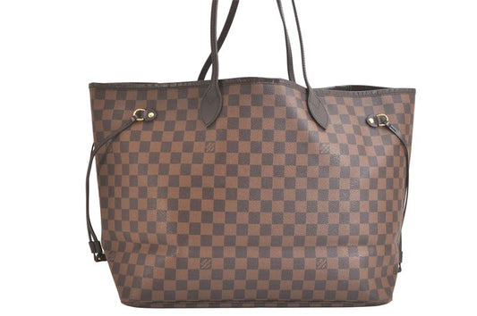 Louis Vuitton Damier Neverfull GM Shoulder Tote Bag N51106 LV 2739n