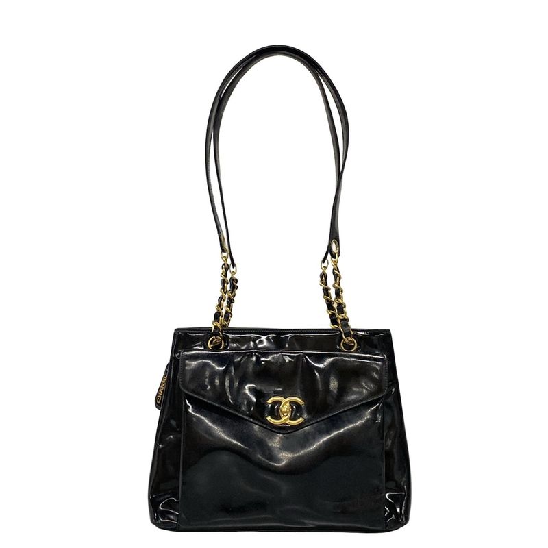 Chanel Shoulder Bag - A05572 Black Coco Leather