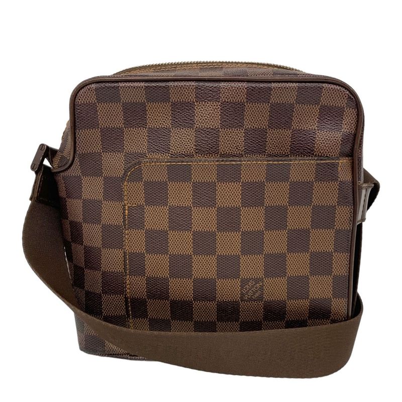 0869 Louis Vuitton Shoulder Bag Olaf PM N41442 Damier with Shoulder Main Item