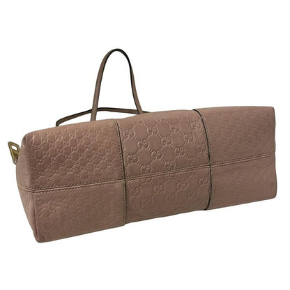 Gucci Shoulder Bag Bree Stripe Line 323673 Pink Beige Leather