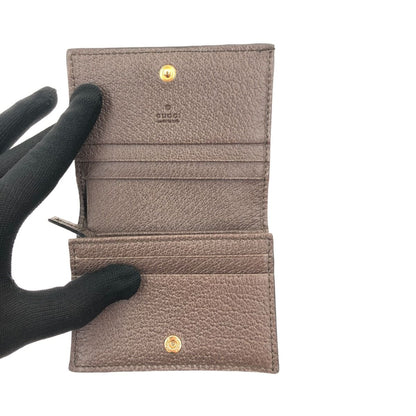 Gucci Ophidia Sherry Line Ggmarmont Web Stripe Bifold Wallet