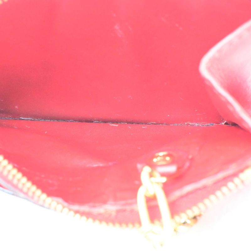Louis Vuitton Coin Case Pochette Cles Vernis Red M93559 66ec583