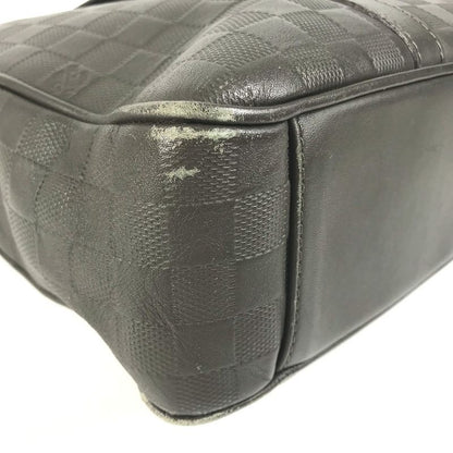 Louis Vuitton Handbag Tadao PM N41270 Damier Infini Leather Meteor Brown