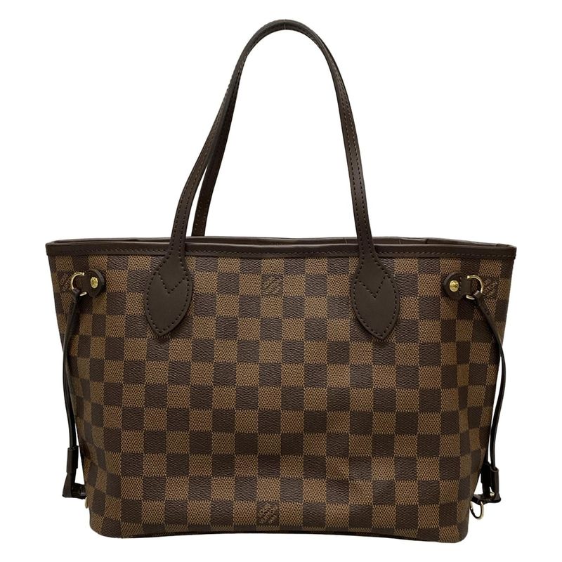 Louis Vuitton Damier Neverfull PM N41359 Ebène Tote Bag