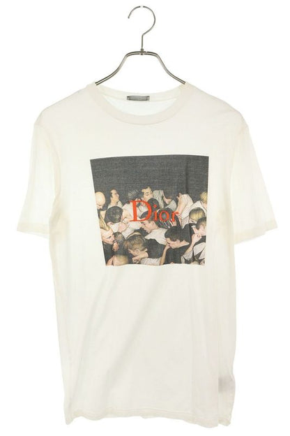 Dior 733j603wi114 Printed T-shirt Men's XXS