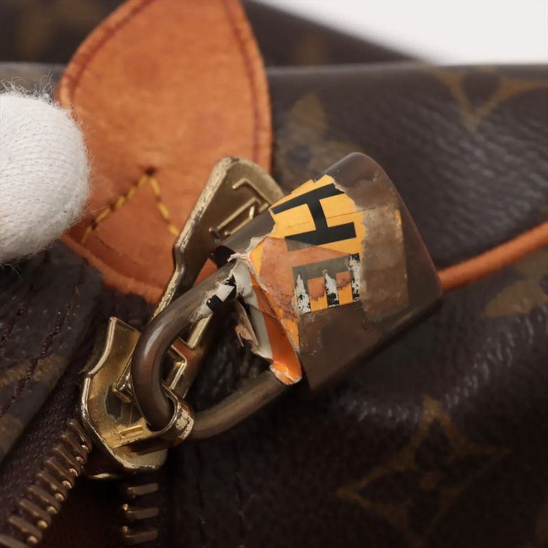 Louis Vuitton Monogram Keepall 60 M41422 Leather Boston Bag Business Travel