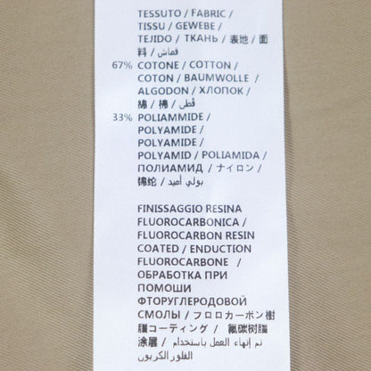 Gucci 452368 Back Taiga Embroidery 100% Silk Lining Logo Buttons Trench Coat