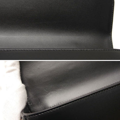 Gucci Petite GG Leather 2WAY Handbag 739721 Crossbody Black