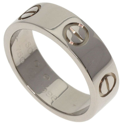 Cartier Love Ring #50 Ring - 18K White Gold Ladies
