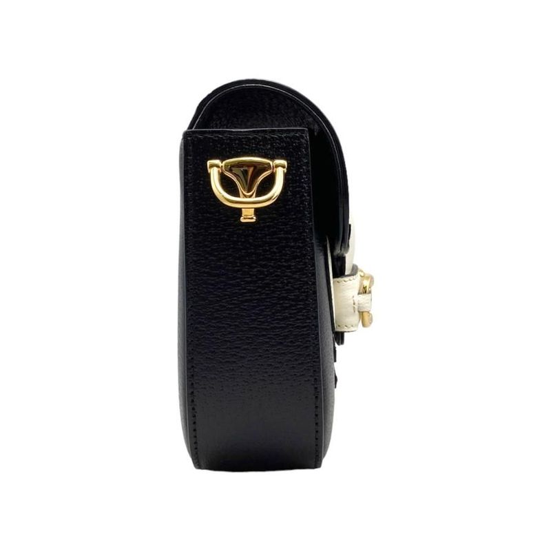 Gucci X Adidas Collaboration Shoulder Bag Horsebit Mini Bag 658574 Logo Black