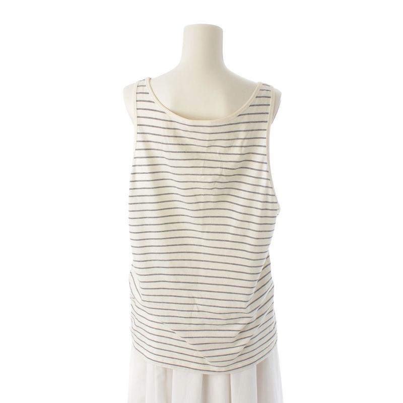 Celine Triomphe Striped Tank Top 2x393680i Ivory L