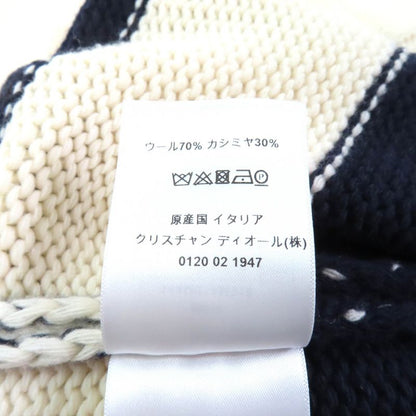 Christian DIOR 21AW 144m01am318 Cashmere Blend Striped Sailor Collar Knit