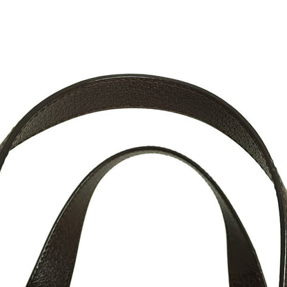 Bvlgari Handbag Logomania Dark Brown Leather