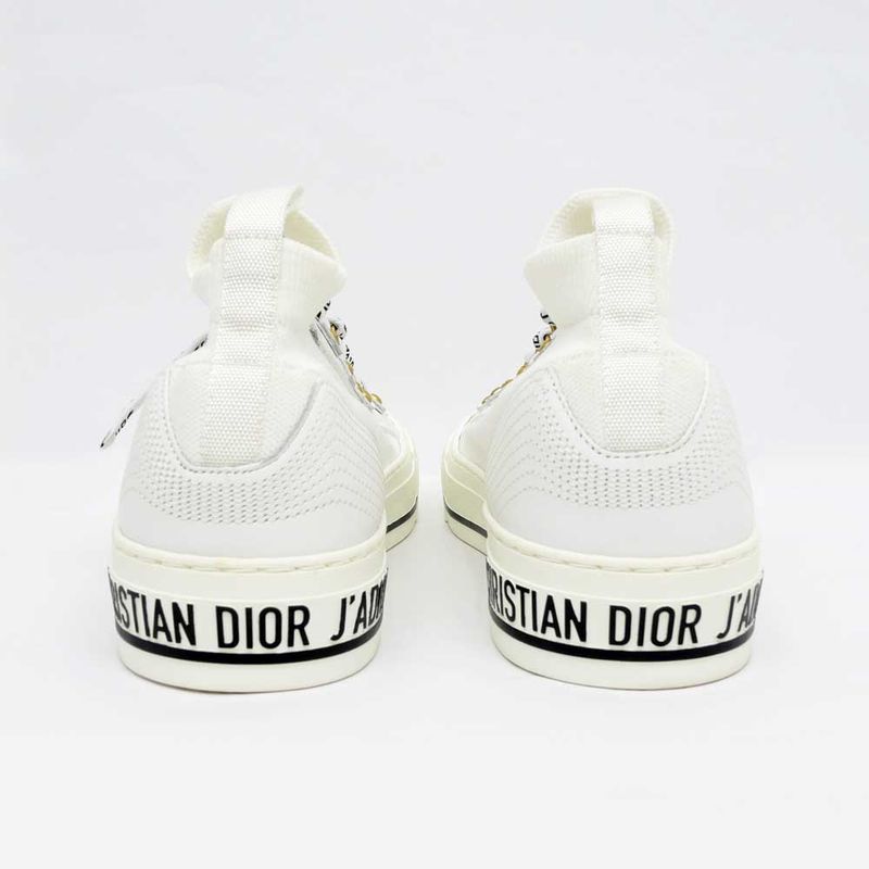 Dior Sneakers - Walk'n Dior White Size 38 Lace Logo Women's Shoes