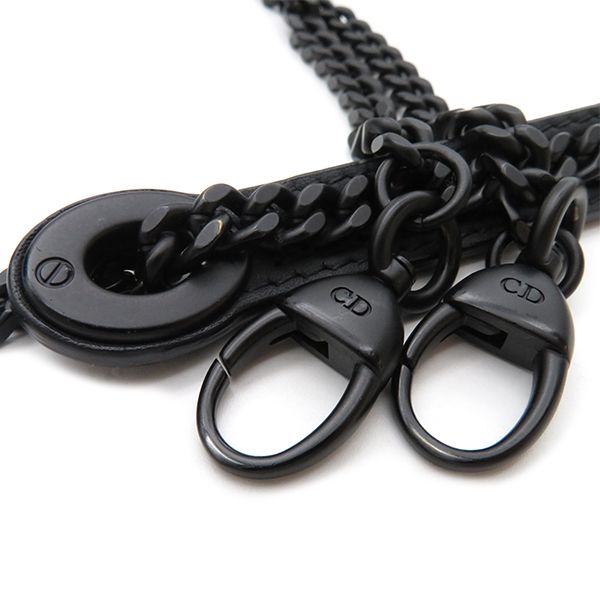 Christian Dior 2way Bag Lady Dior Mini Ultra Matte Calf Black Matte Black