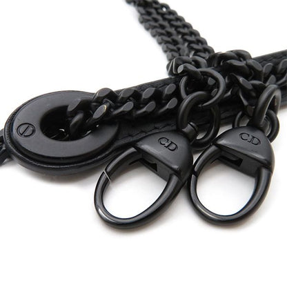 Christian Dior 2way Bag Lady Dior Mini Ultra Matte Calf Black Matte Black