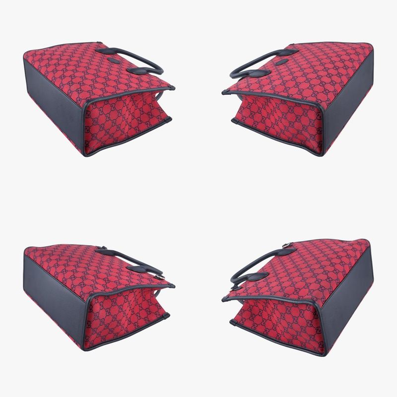 Guccigg Small Tote Red Canvas 659983h034575952