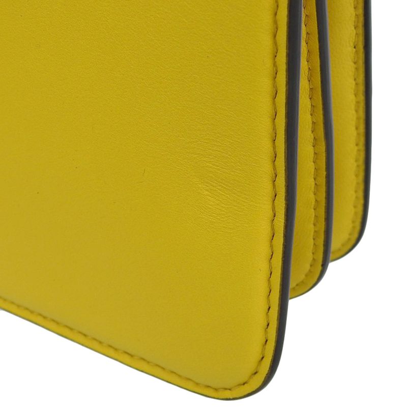Fendi Peekaboo Shoulder Yellow Bag