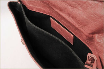 Balenciaga Clutch Bag Balenciaga Giant Envelope Vintage Pink Gold Hardware