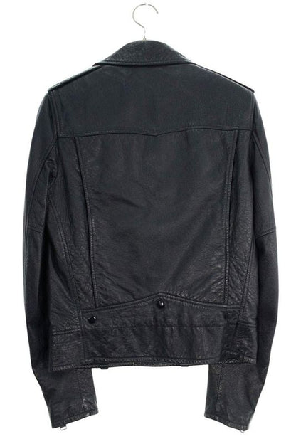 Saint Laurent Paris 442929 Y5nq1 L01 Classic Motorcycle Rider Scuff The Jacket