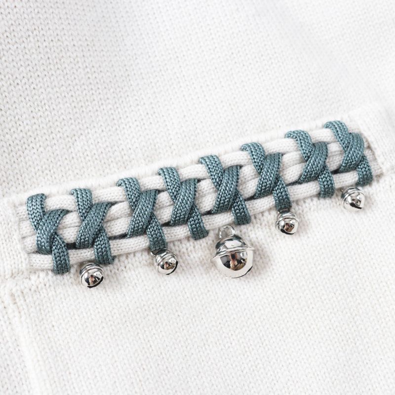 Hermes 22AW 2h2704dn 100% Wool Silk Long Length Knitted Cardigan With Bell